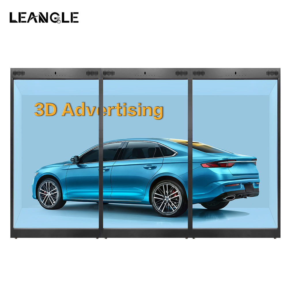 86'' Transparent LCD Display Sectional Display Cabinet