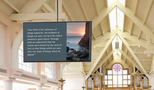 Digital signage, Video Wall solutions for Church