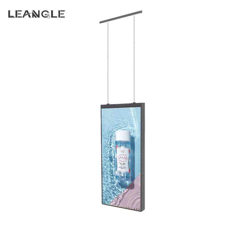Double Sided Hanging Highlight Advertising Machine - 360° Digital Display Solution