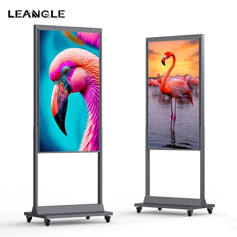Ultra-Bright Double-Sided Vertical Window Display Screen Digital Signage Kiosks: The Ultimate 24/7 Advertising Solution