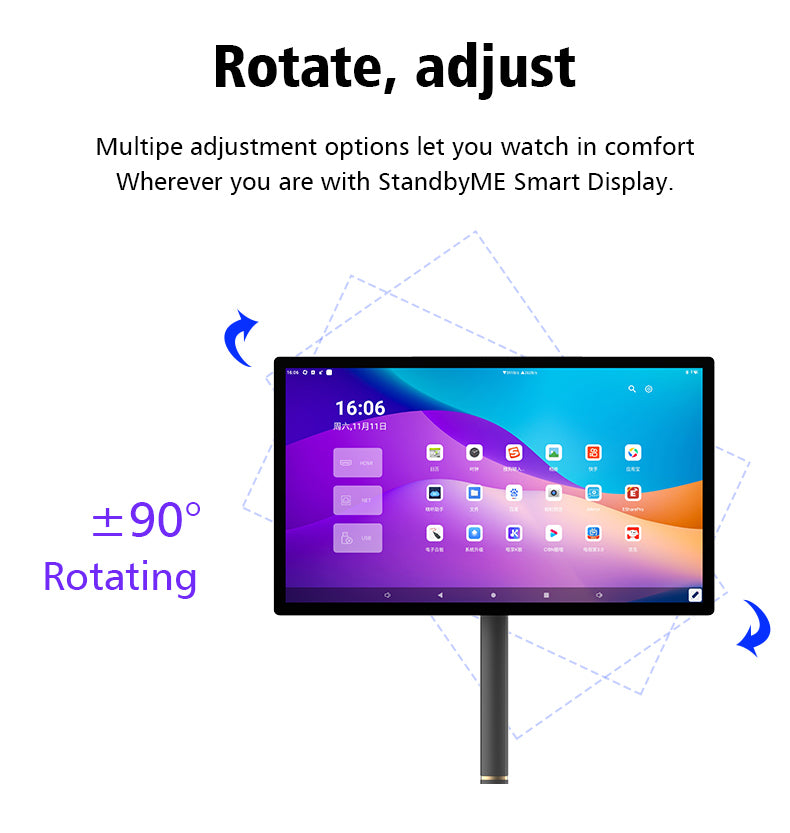 27" stanbyME portable touch screen TV
