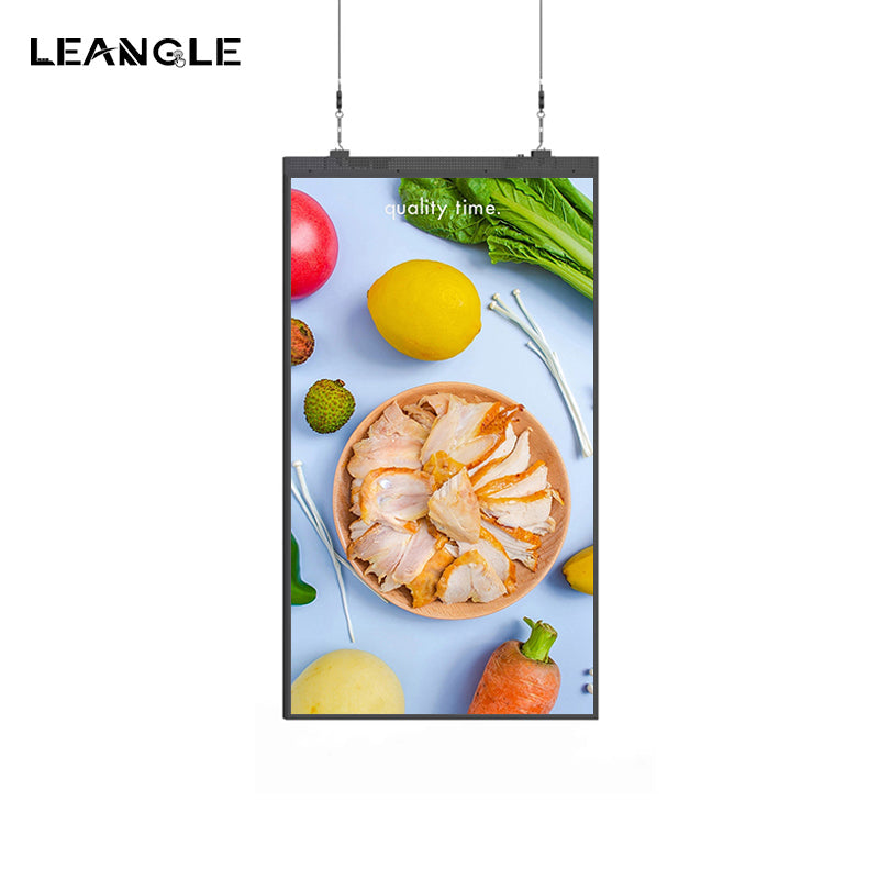 Double Sided Hanging Window Display Screen Digital Signage