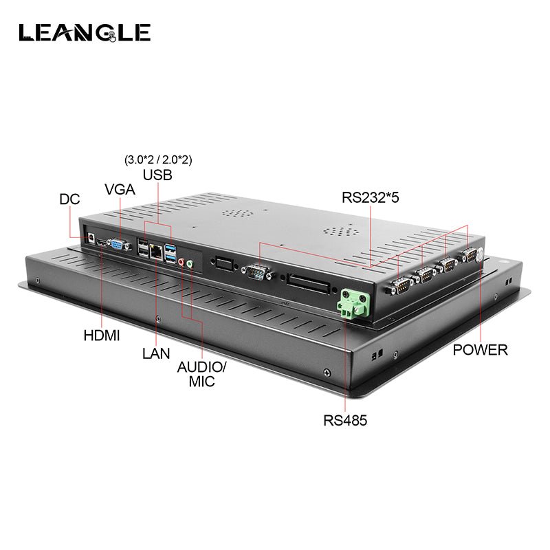 Open Frame Industrial Panel PC Capacitive Touch with Metal Rear Cover pantalla de control industriales - LGPC