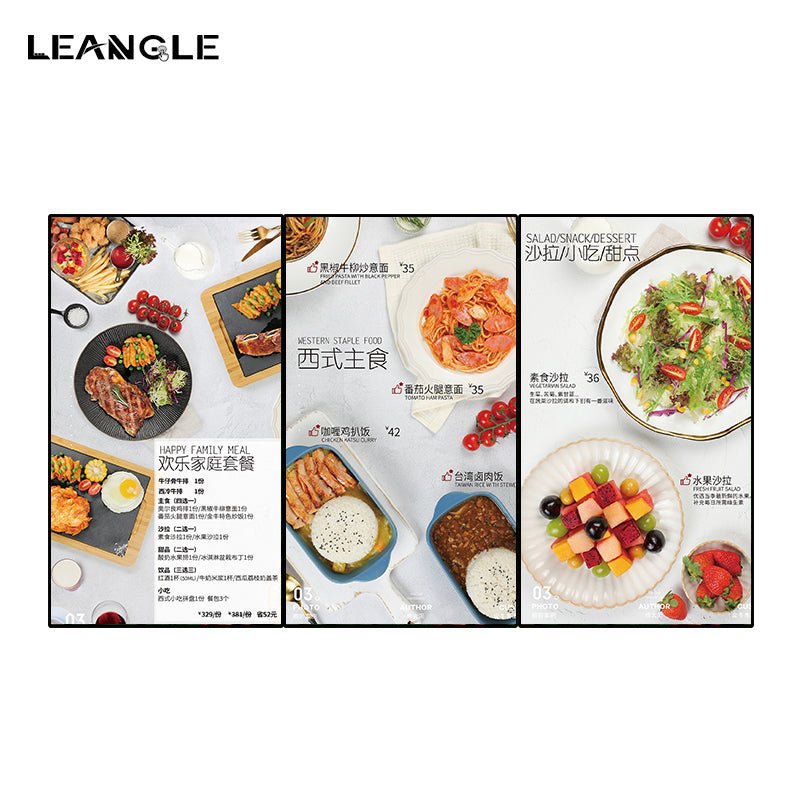 Video Wall 8mm Digital Menu Board, Restaurant Digital signage - LGPC