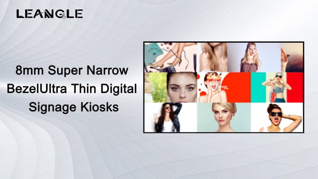 8mm Super Narrow Bezel Ultra Thin Digital Signage Kiosks